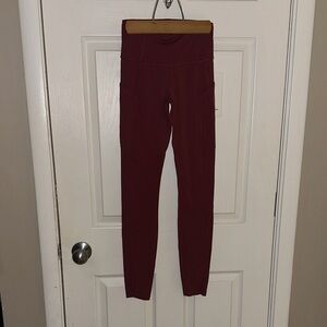 lululemon athletica Burgundy Leggings 🔥NWT